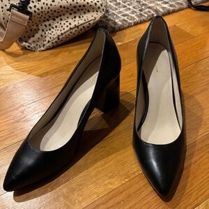 Cole Haan Black Leather Heels